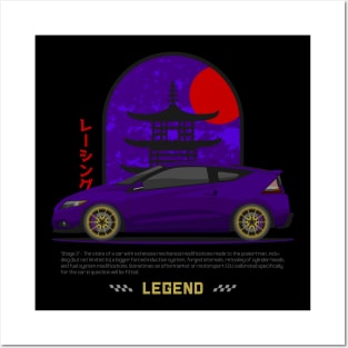 Tuner Purple CRZ JDM Posters and Art